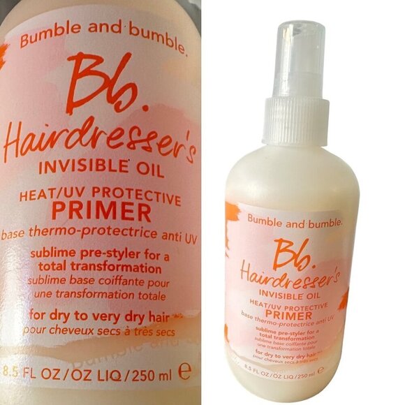 Bumble Hairdresser's Invisible Oil Heat UV Protective Hair Primer Spray 8.5 oz - Picture 1 of 5